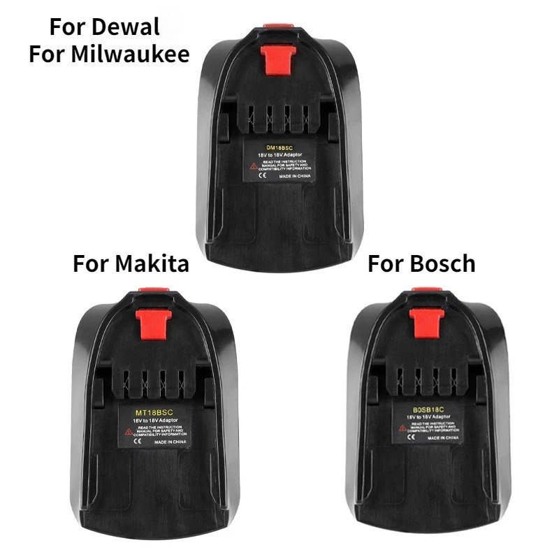 Power Tools Green Color - バッテリーアダプター ボッシュ/デウォル/マキタ/ミルウォーキー 18V リチウムイオンバッテリー用 ボッシュ C