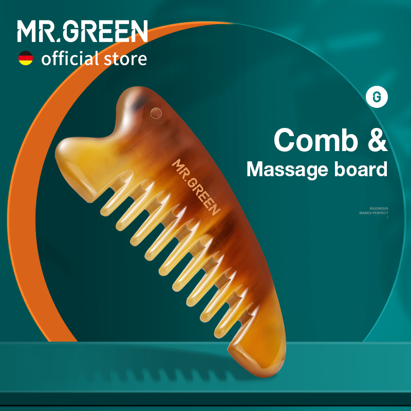 Power Tools Green Color - Mr.green-電気マッサージ用のスクラブボード,天然ローズホーン,美容ツール,マッサージ,鎮痛剤