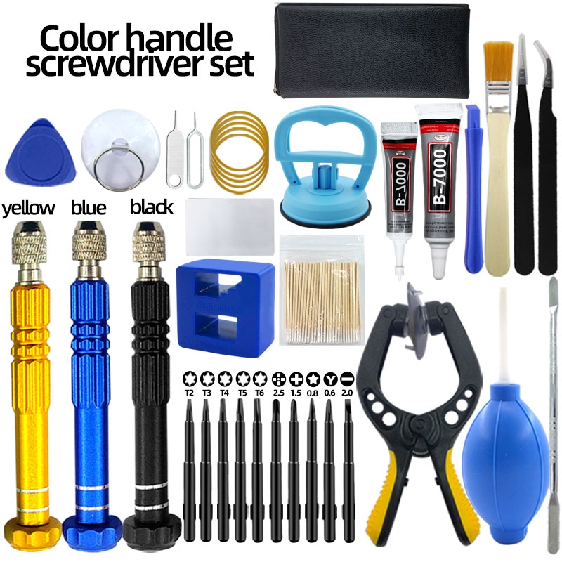 Power Tools Battery Repair - 携帯電話修理ツール、ドライバー、タブレットバッテリー分解、画面開口、ほこり除去、分解セット、小型ペンタゴ