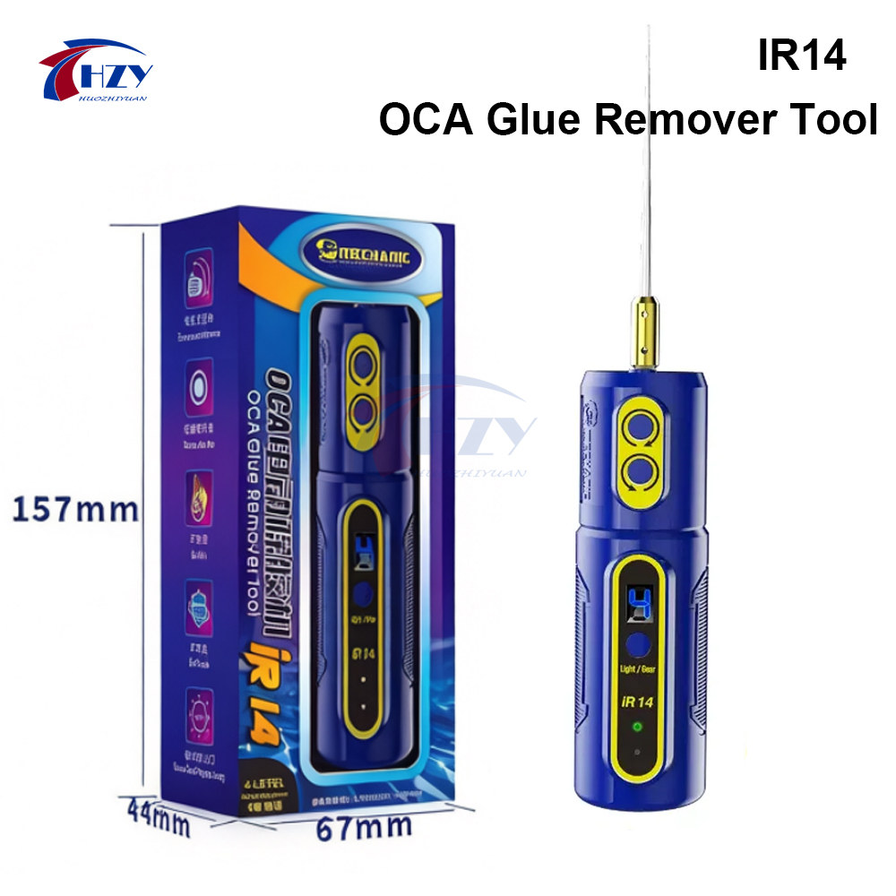 Power Tools Green Color - MECHANIC IR14 電動OCA接着剤除去ツール グリーンダストディスプレイランプ LEDディスプレイ付き 携帯電話画面除去接着剤修理ツール