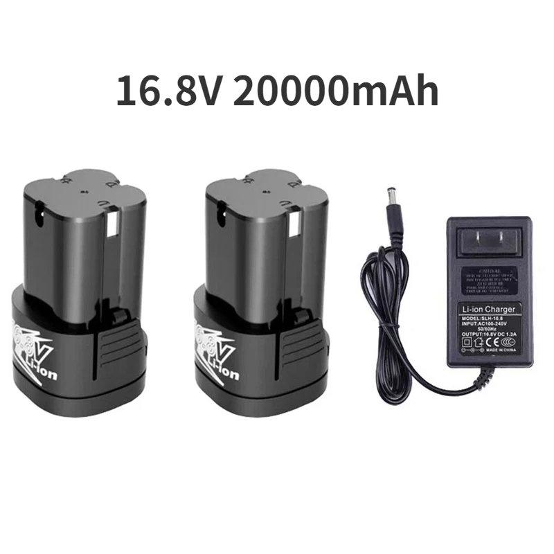 Power Tools Sheets - 20000mAh 16.8V リチウムリチウムイオン充電式バッテリーコードレスドライバー電気ドリルミニアングルグラインダー電動工具用
