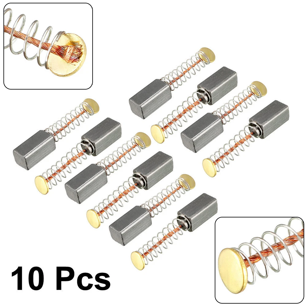 Power Quality Tools - 10 個カーボンブラシカーボン 10*5*5 ミリメートル電動モーター用電動工具アクセサリーカーボンブラシ電動モーター用高品質