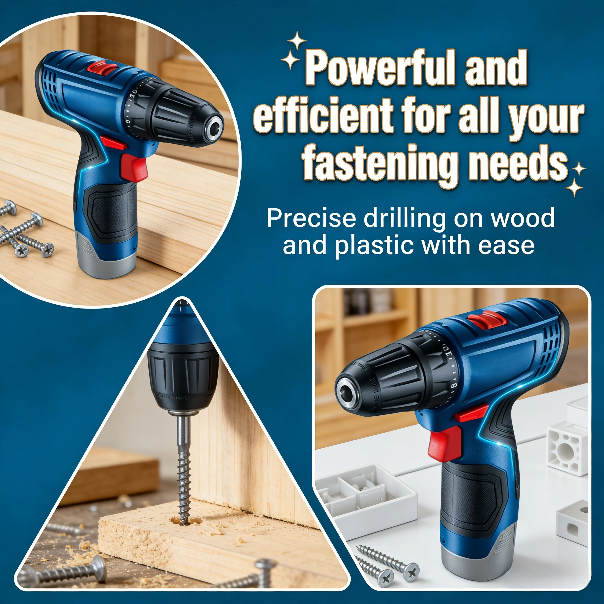 Power Tools Kits - ボッシュ電動ドリル GSR 120-LI 12V 充電式コードレス多機能家庭用 DIY