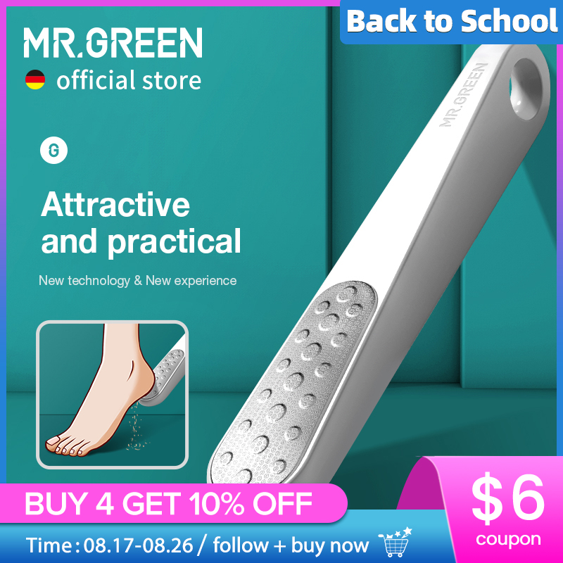 Power Tools Green Color - Mr.green-プロのペディキュアツール用の両面カルスリムーバー,爪切り,サンダー,ヒール