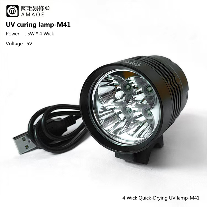 Power Tools Green Color - 5v 4 wick USB-速乾性接着剤,ライト,紫外線,緑,青色,回路基板の修理用