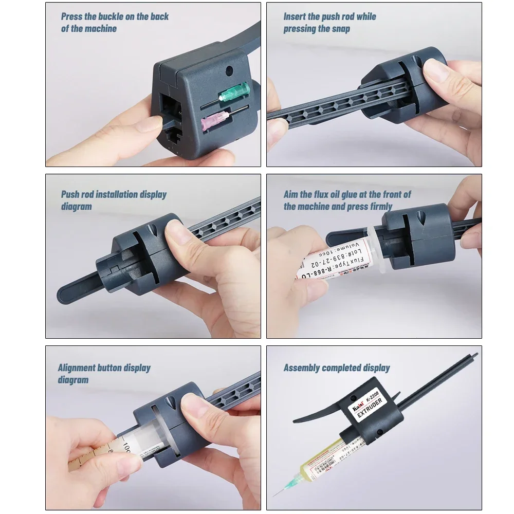 Kaisi K-2208 TubeMate はんだペースト押 - Power Tools Green Color のレビューと価格