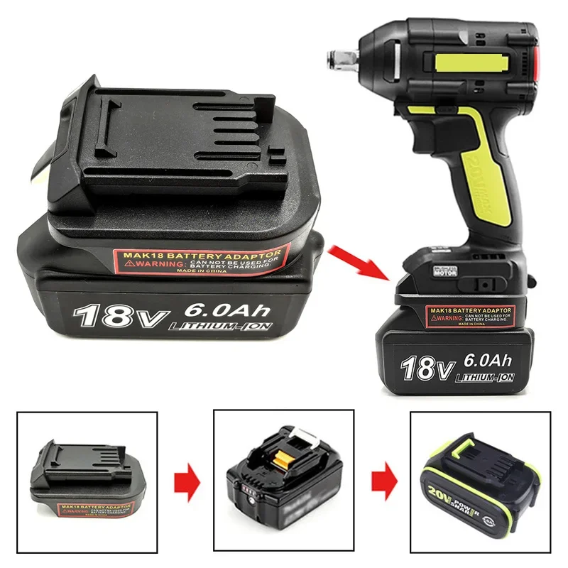 電動工具変換アダプタマキタ 18V リチウムイオンバッテリー - Power Tools Green Color のレビューと価格
