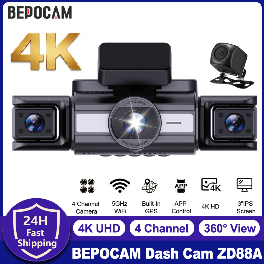 BEPOCAM 4チャンネル ドライブレコーダー 4K フロ - Power Tools Germany のレビューと価格