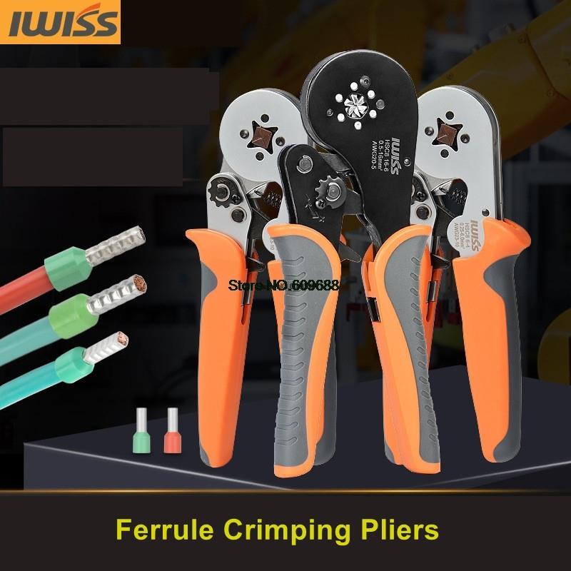 Iwiss-フェルール圧着工具、ラチェット、自己調整可能な圧 - Power Tools Germany のレビューと価格