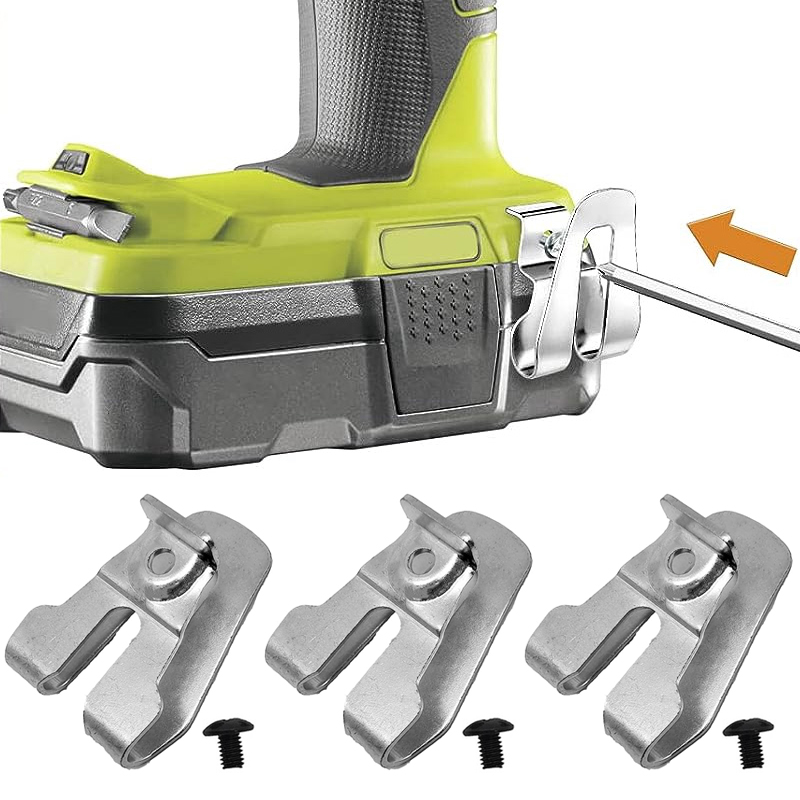 1/2/3 個ベルトクリップフックとネジ付きリョービ/リッド - Power Tools Ryobi のレビューと価格