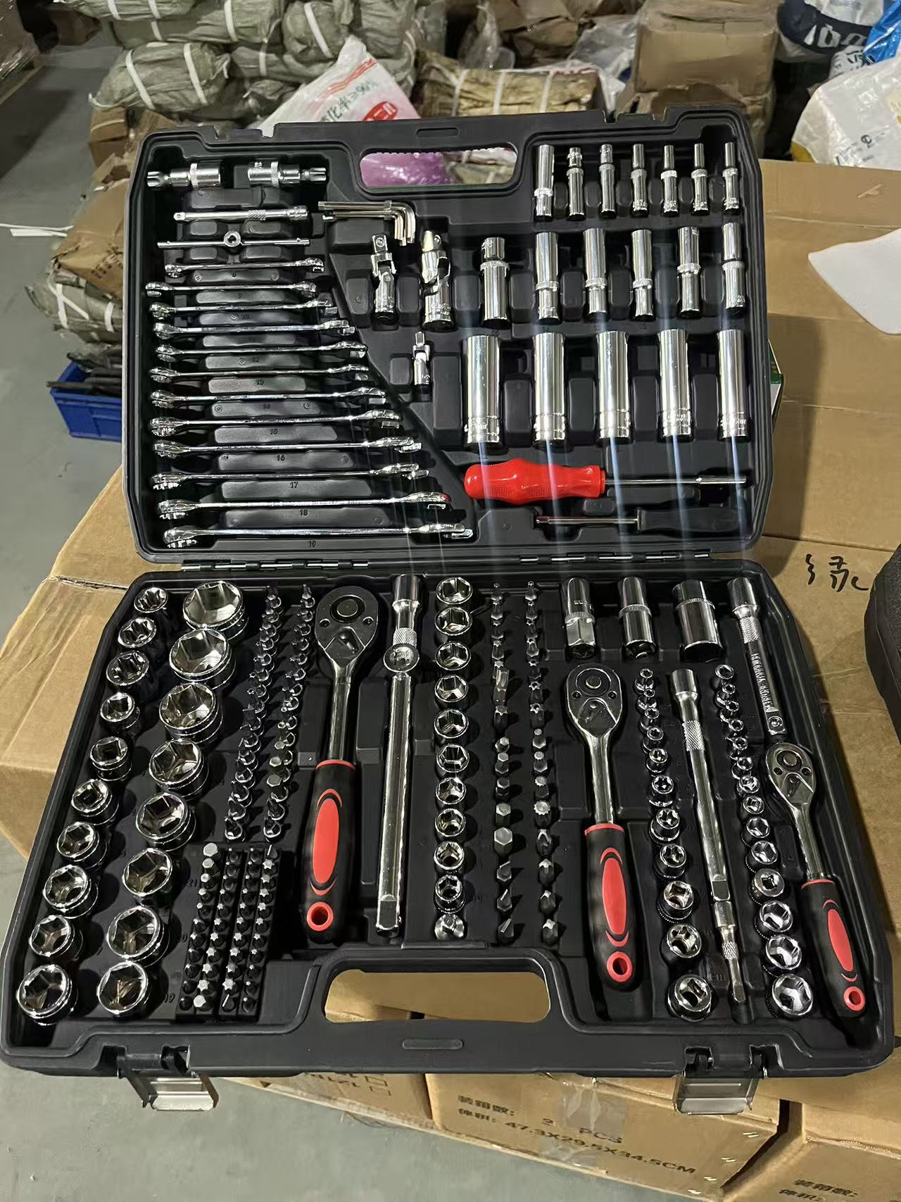 216ピースDIY自動車修理ツールキット、ハンドパワーソース - Power Tools Kits のレビューと価格