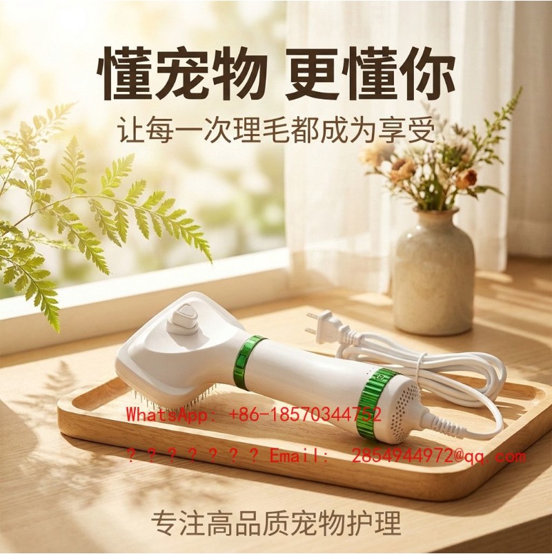 2 IN 1 ペットヘアドライヤー＆グルーミングコーム、低騒 - Power Tools Cat のレビューと価格