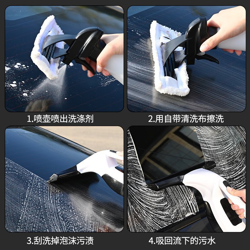 2000Pa ハンドヘルド窓掃除機コードレス電動ガラスクリー - Power Tools Kits のレビューと価格
