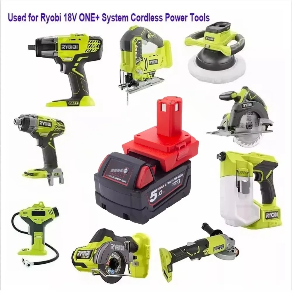 ミルウォーキー18Vリチウムイオンバッテリーをリョービ18V - Power Tools Ryobi のレビューと価格
