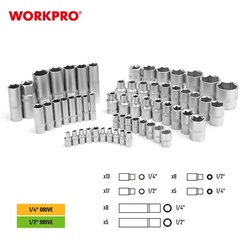 108ピース プロ仕様 自動車修理工具セット CRV鋼製レン - Power Tools Kits のレビューと価格