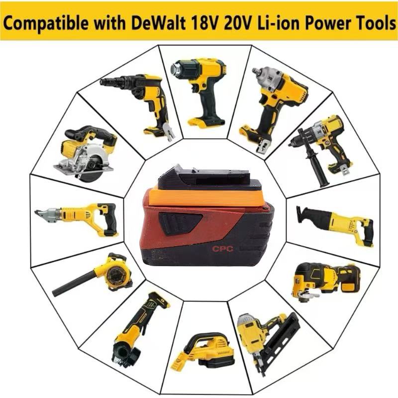 ヒルティバッテリー用アダプターをデウォルト、パークサイド、マ - Power Tools Ryobi のレビューと価格