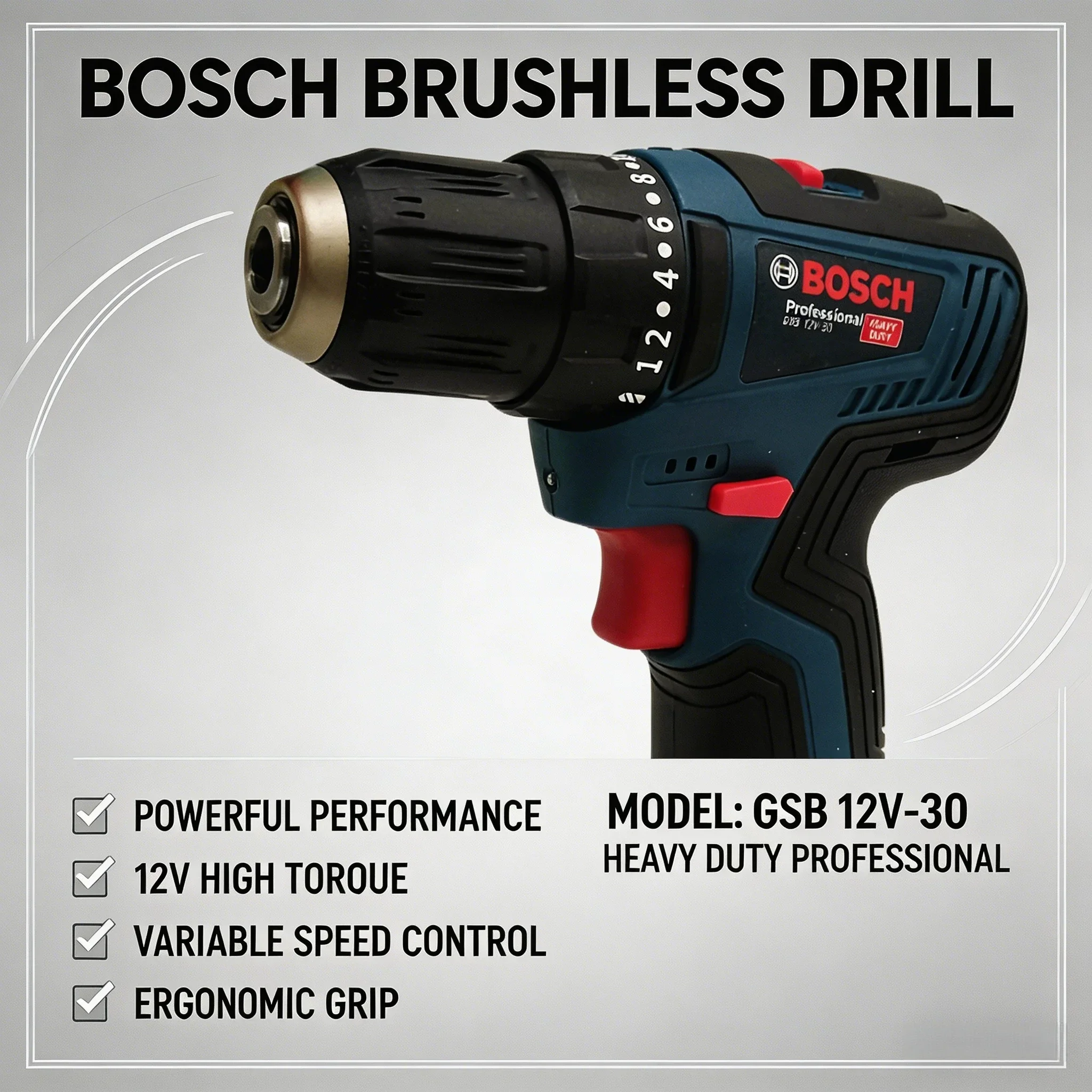 ボッシュ GSB 12V-30 プロフェッショナル電動ドリル - Power Tools Cordless のレビューと価格