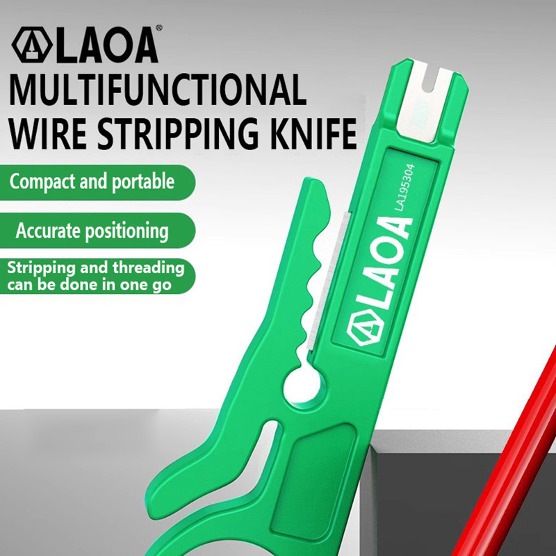 LAOA 多機能小型グリーンナイフワイヤーストリッパーツール - Power Tools Green Color のレビューと価格