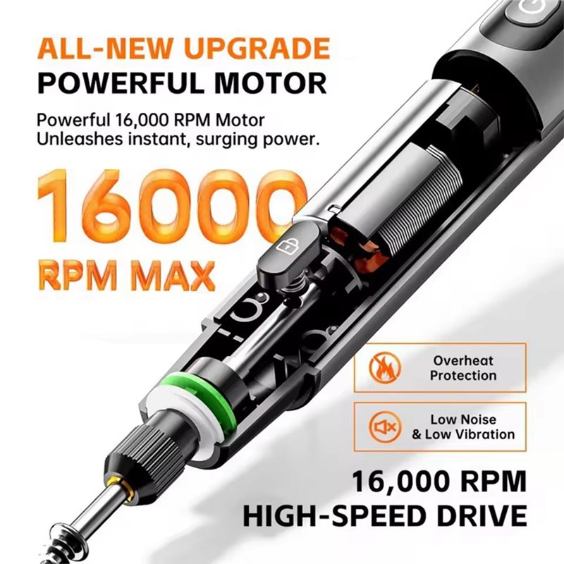 FYBL-ワイヤレス電動ミニグラインダー 3.7V 1000 - Power Tools Sheets のレビューと価格