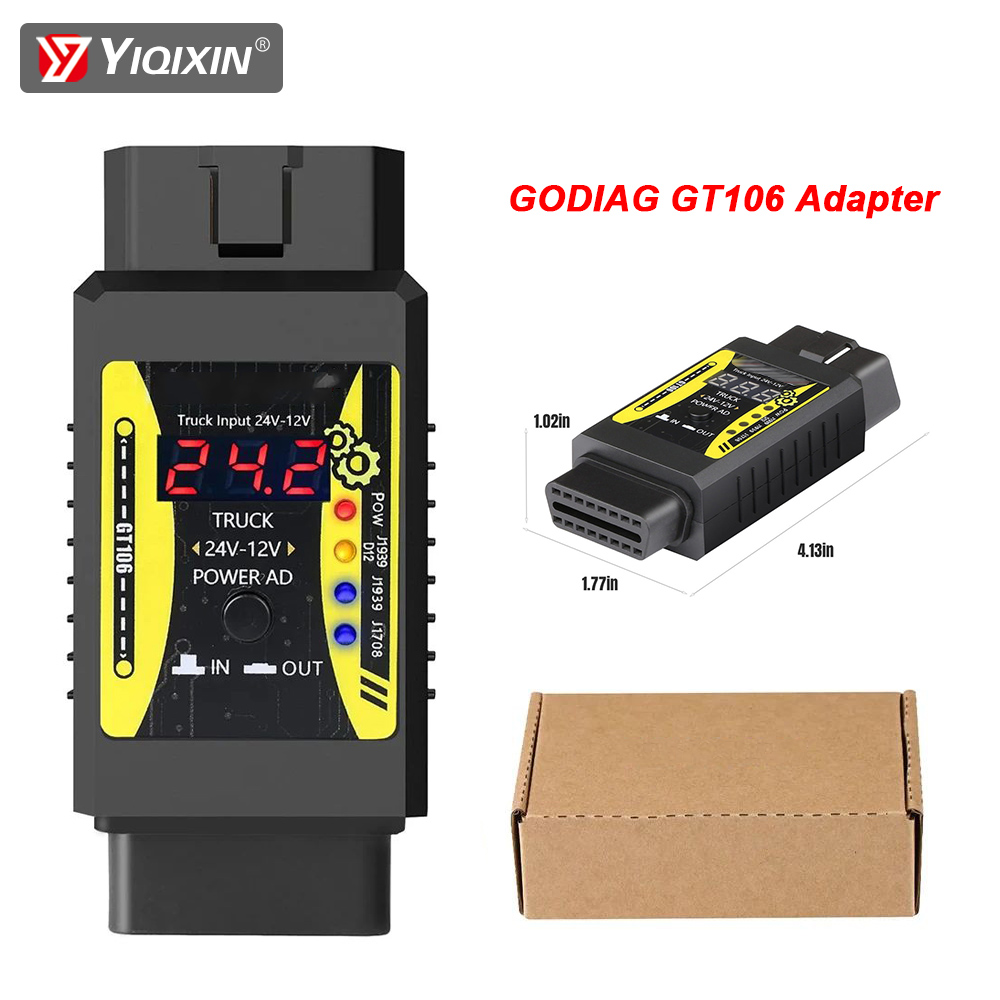 Godiag GT106 Plus大型トラック用アダプター  - Power Quality Tools のレビューと価格