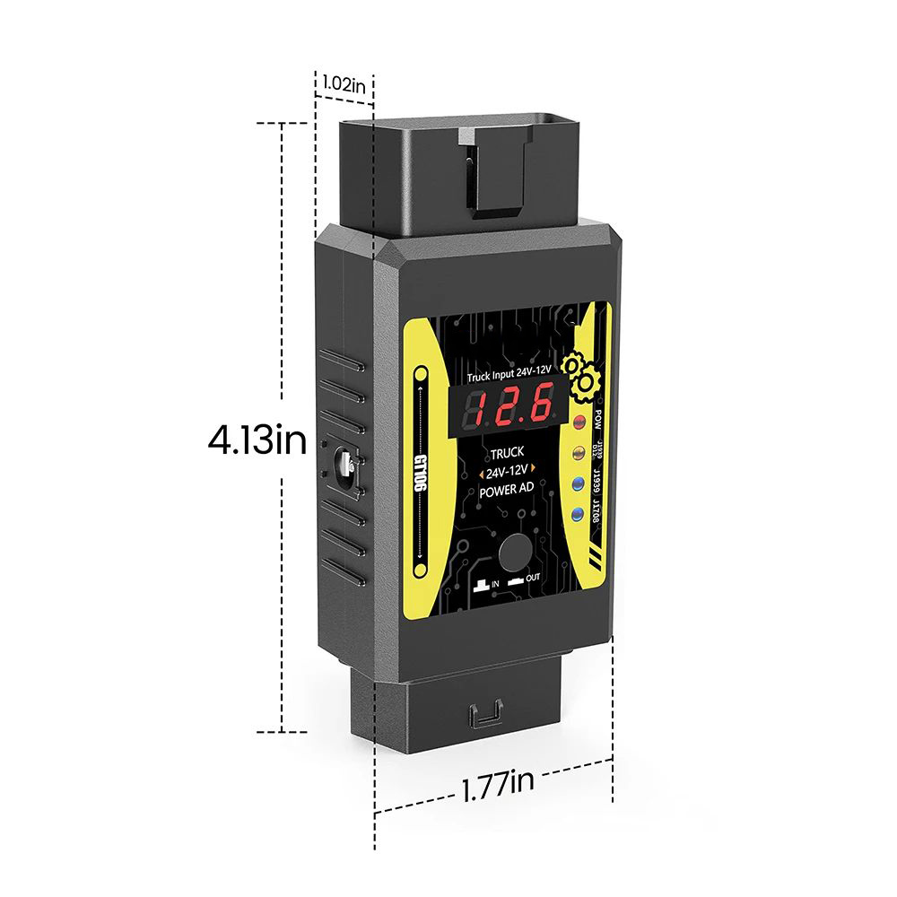 Godiag GT106 Plus大型トラック用アダプター  - Power Quality Tools のレビューと価格