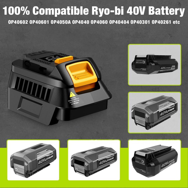 HAKSINKY RYB40DW20 電動工具バッテリーアダ - Power Tools Ryobi のレビューと価格